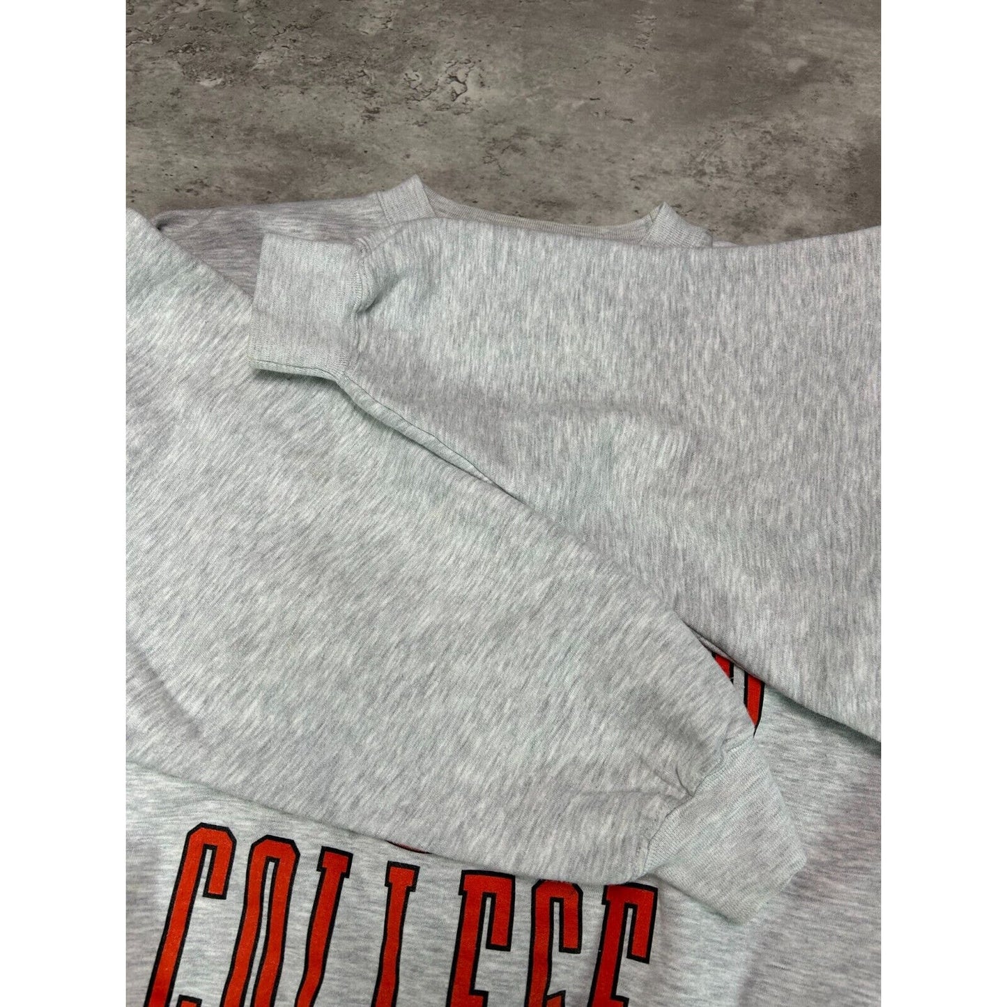 Vintage Kalamazoo College NCAA Collegiate Spellout Sweatshirt Size Medium