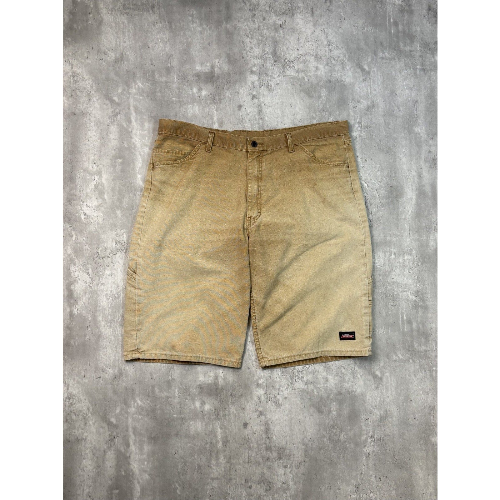 Vintage Dickies Canvas Workwear Beige Five Pocket Shorts Size 40