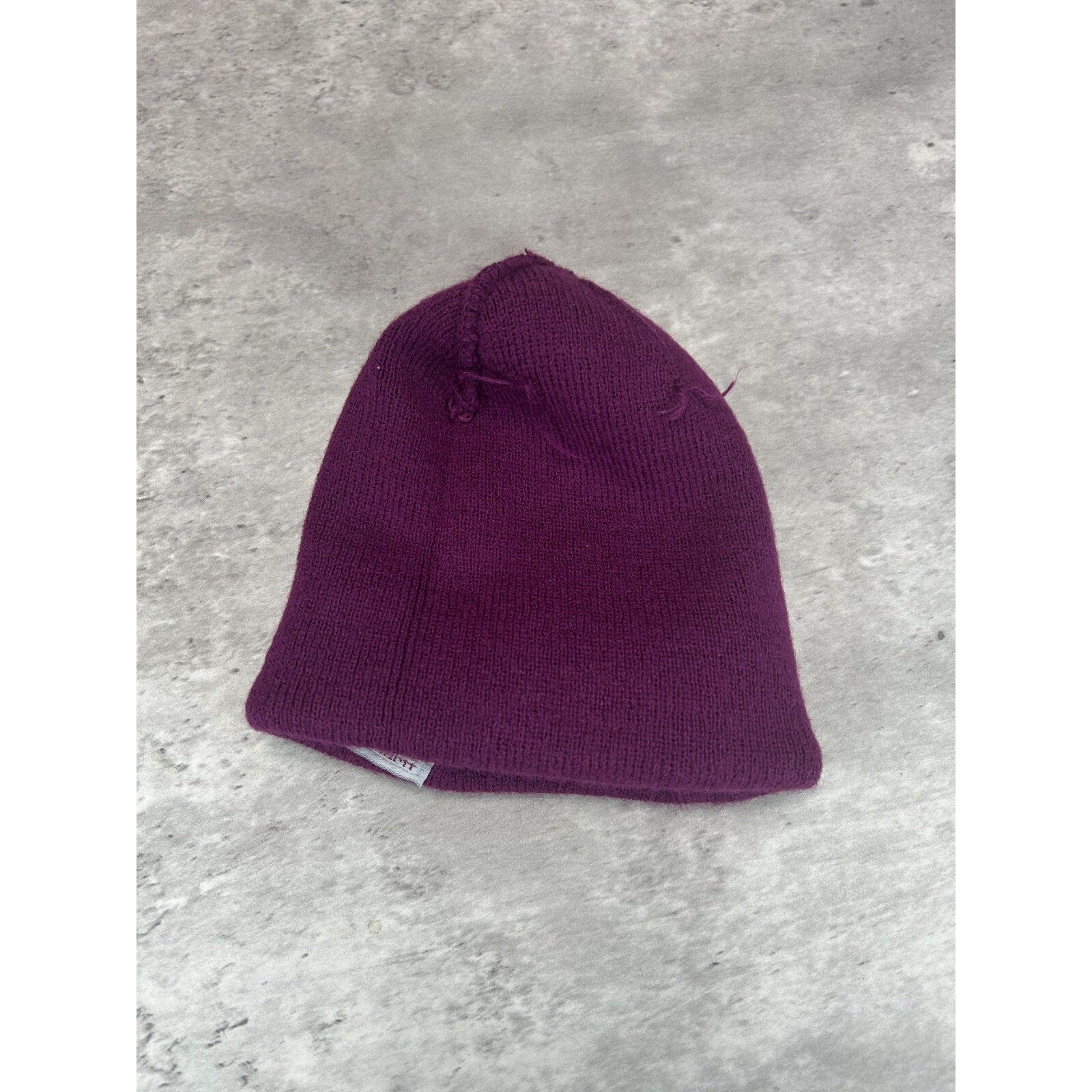 Vintage Carhartt Workwear Embroidered Patch Snapback Hat OSFA Purple YOUTH
