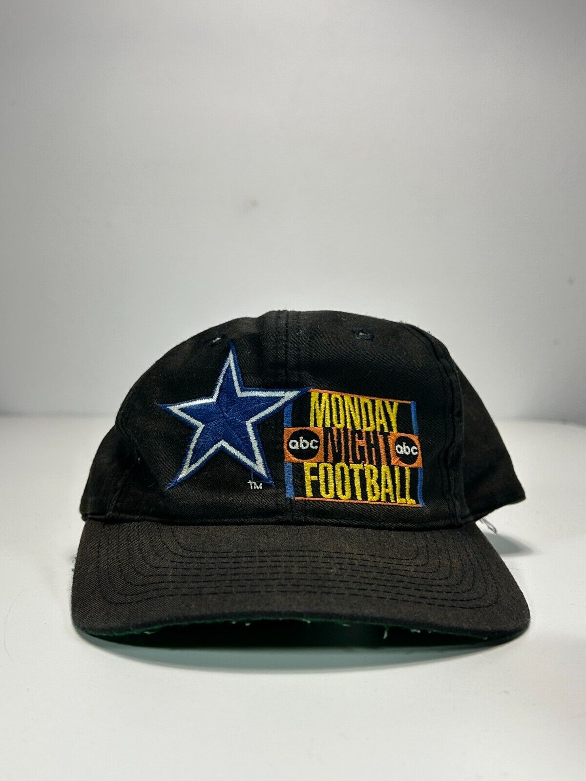 VTG 90s Dallas Cowboys NFL Monday Night Football Embroidered Snapback Hat OSFA