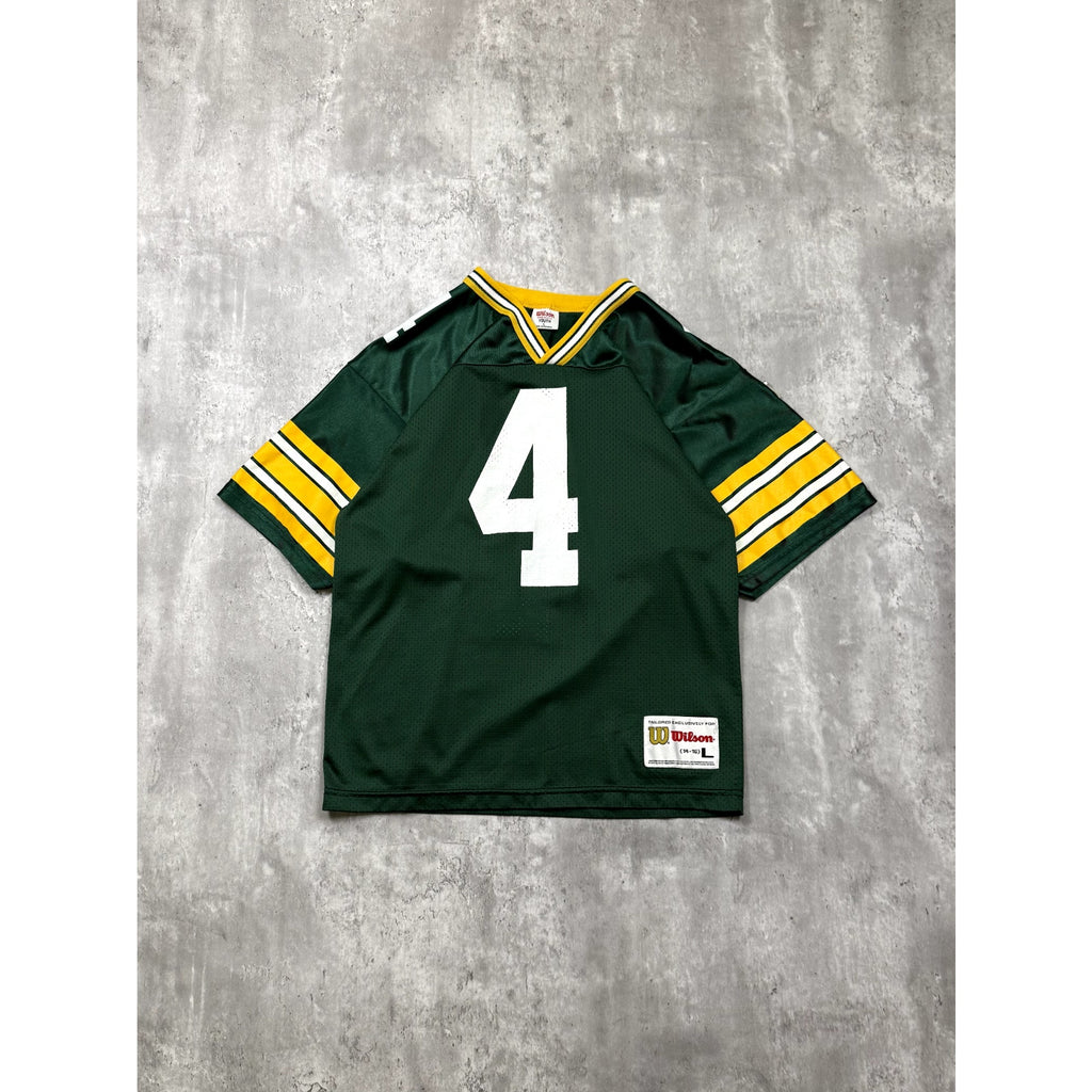 Vintage Brett Favre #4 Green Bay Packers NFL Football Jersey Size Large YOUTH