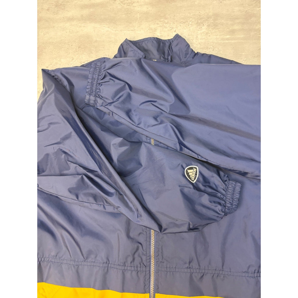 Vintage Adidas Embroidered Logo Two Tone Windbreaker Jacket Size XL