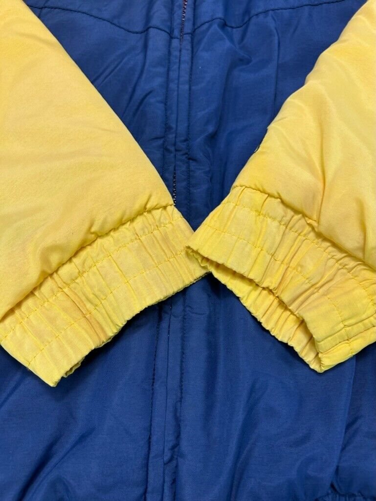 Vintage 90s Indiana Pacers NBA Embroidered Insulated Full Zip Jacket Size Large