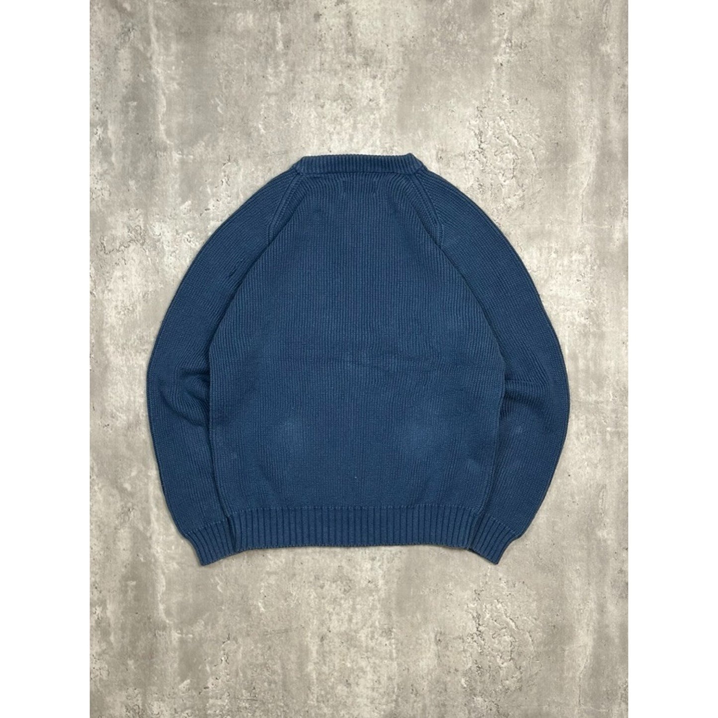 Vintage 90s Eddie Bauer Solid Ribbed Pullover Knit Sweater Size Large