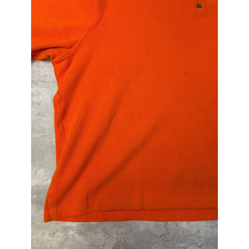 Vintage Polo Ralph Lauren Embroidered Pony 1/4 Zip Mockneck Sweatshirt Sz Large