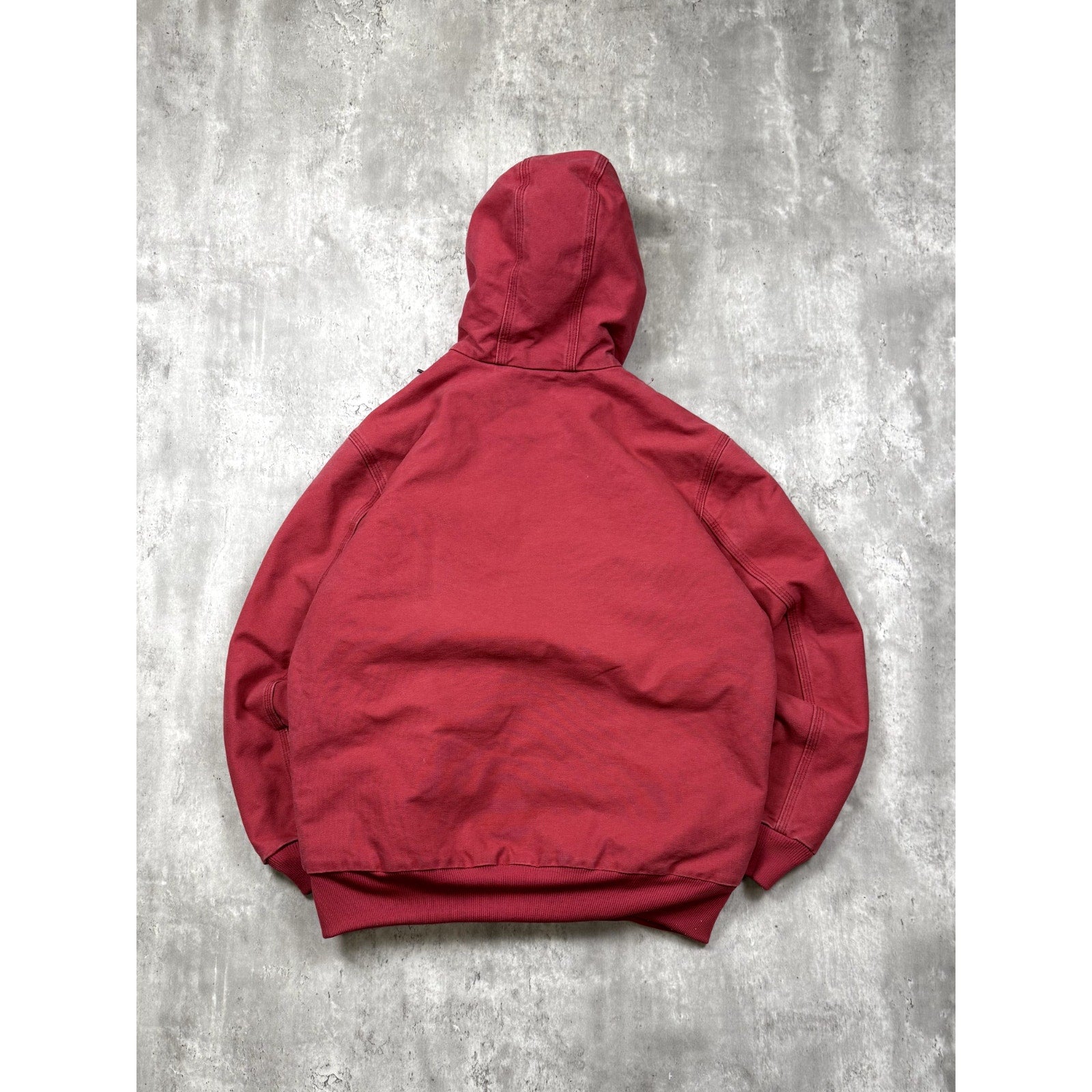 Vintage Womens Carhartt Canvas Insulated Hooded Active Jacket Size XL