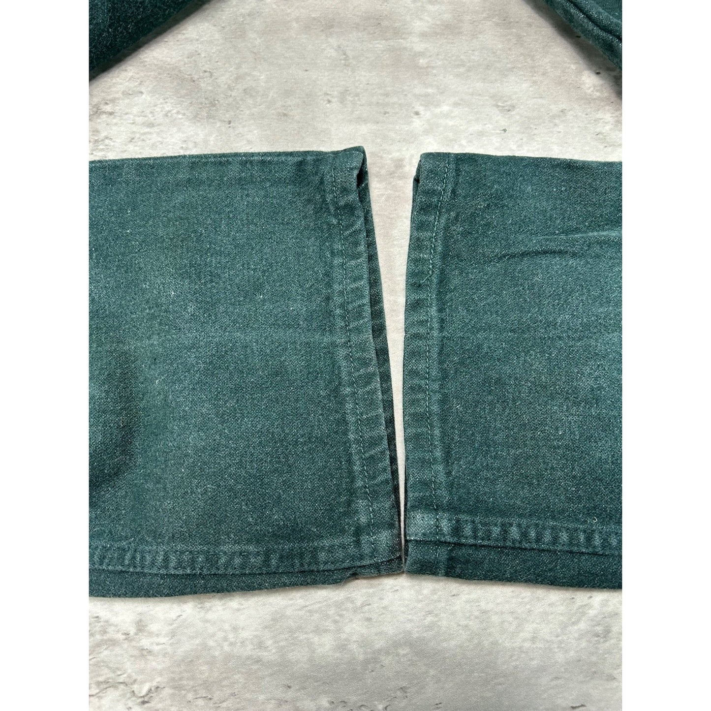 Vintage 80s/90s Wrangler Western Style Green Denim Pants Size 36