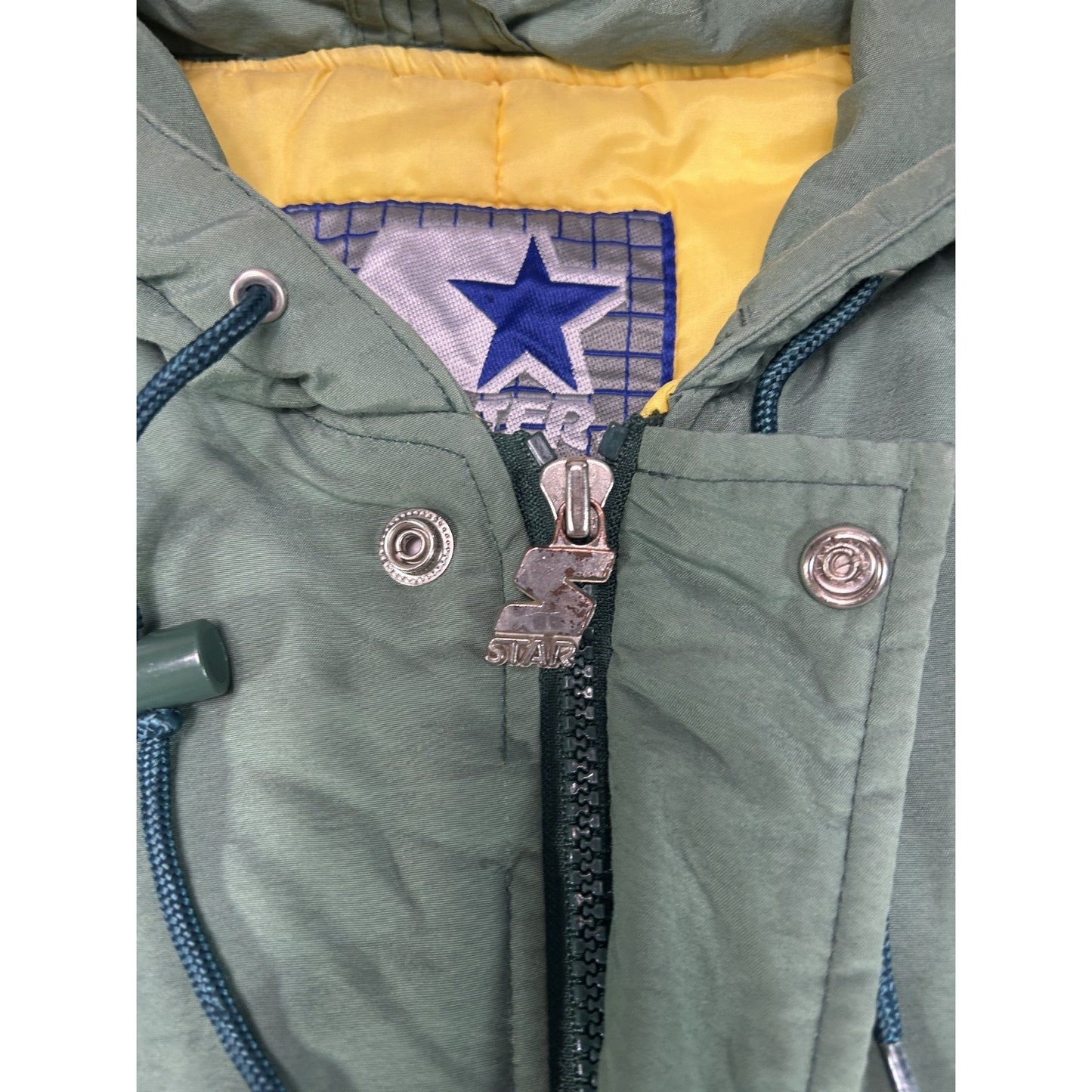 Vintage 80s Green Bay Packers NFL Embroidered Logo Starter Jacket Size XL