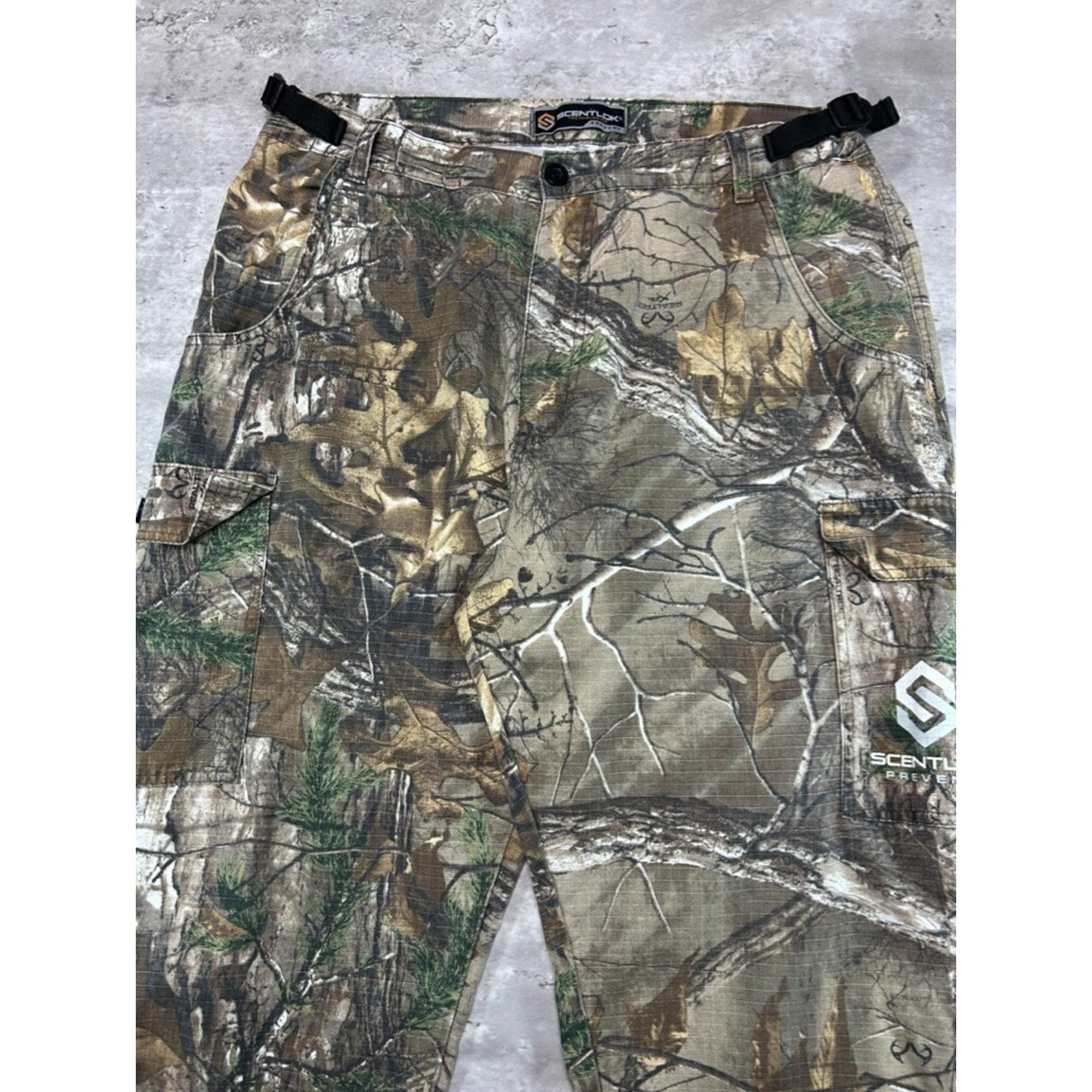 Vintage Scentlok Realtree Xtra Ripstop Camo Hunting Cargo Pants Size XL
