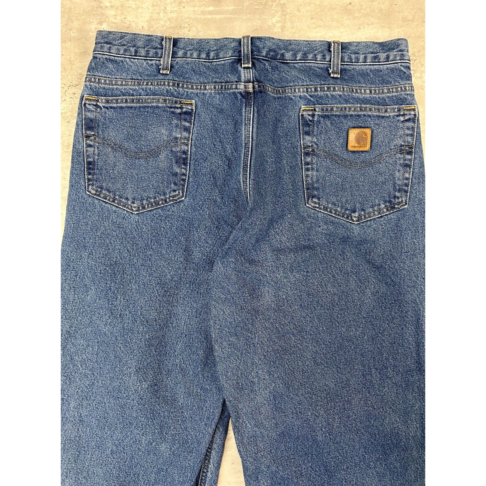 Vintage Carhartt Dark Wash Denim Pants Size 37 Blue