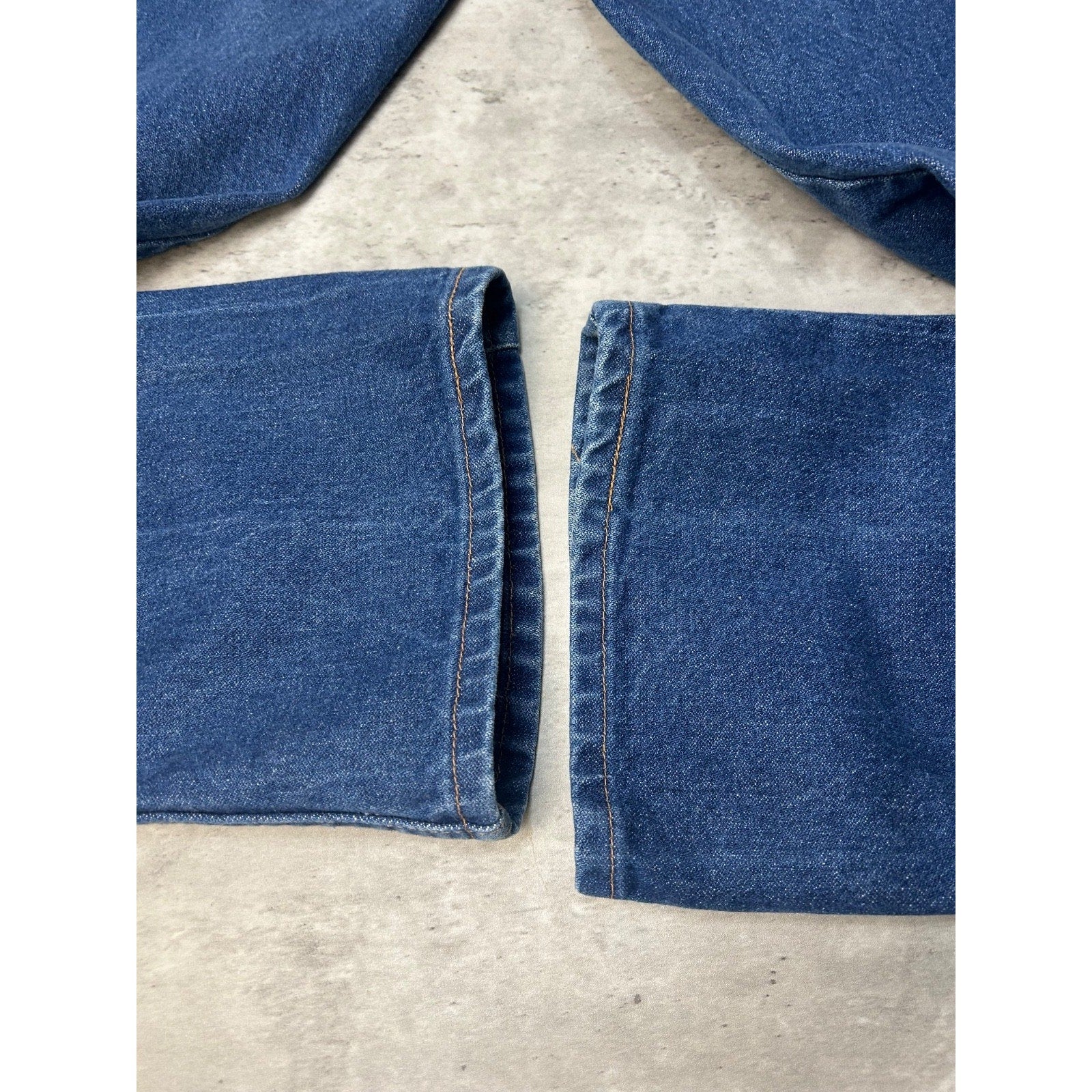 Vintage 80s Wrangler Western Style Dark Wash Denim Pants Size 32