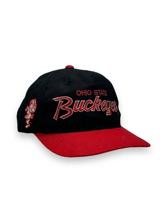 Vintage 90s Ohio State Buckeyes NCAA Sports Specialties Script Snapback Hat OSFA