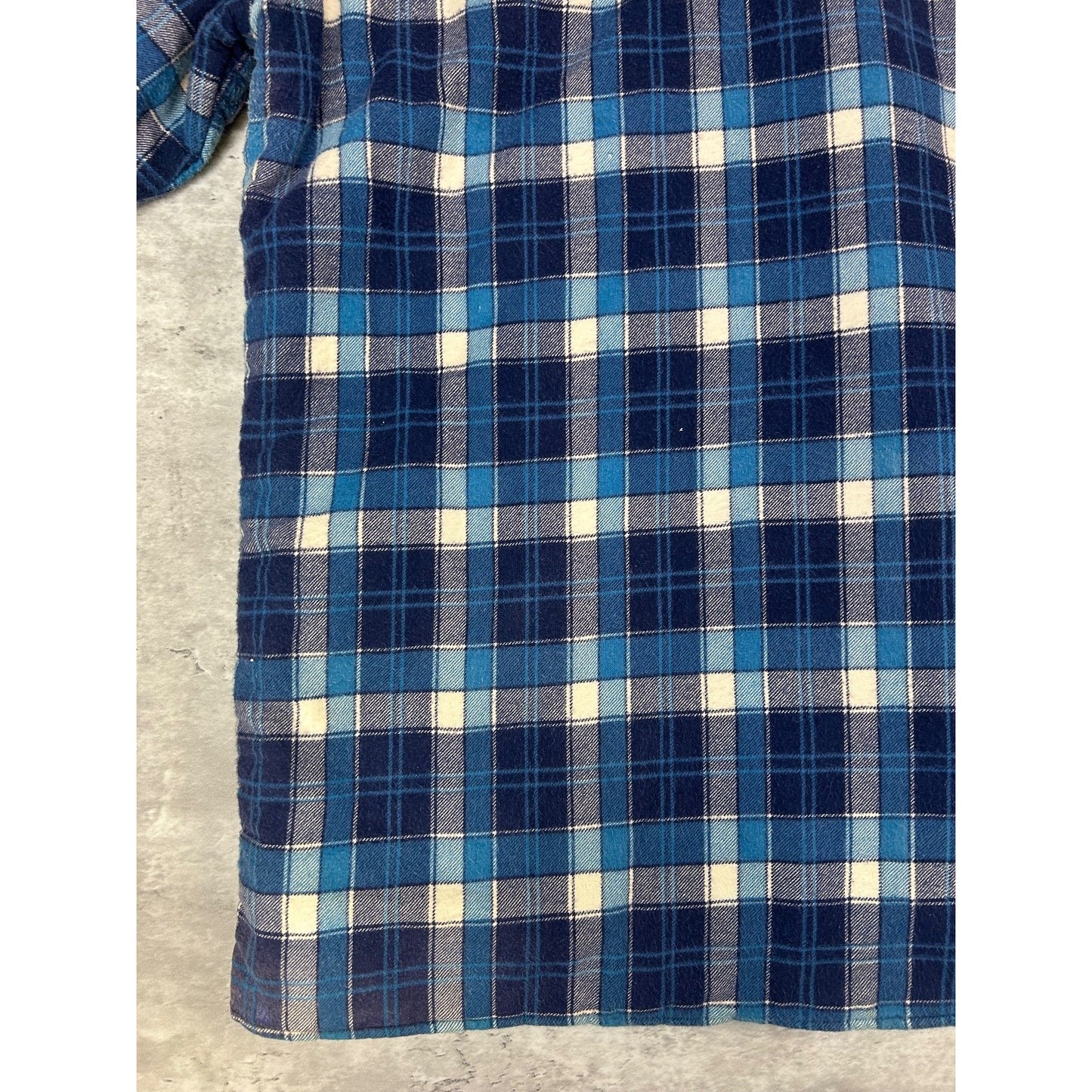 Vintage 90s Quilted Lined Plaid Double Pocket Jacket Size Large