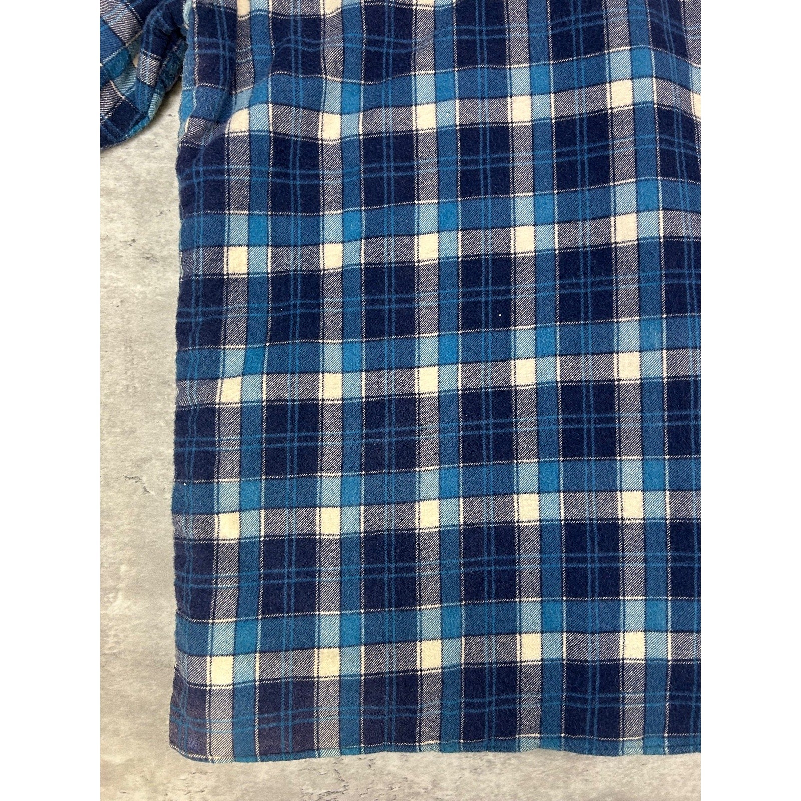 Vintage 90s Quilted Lined Plaid Double Pocket Jacket Size Large
