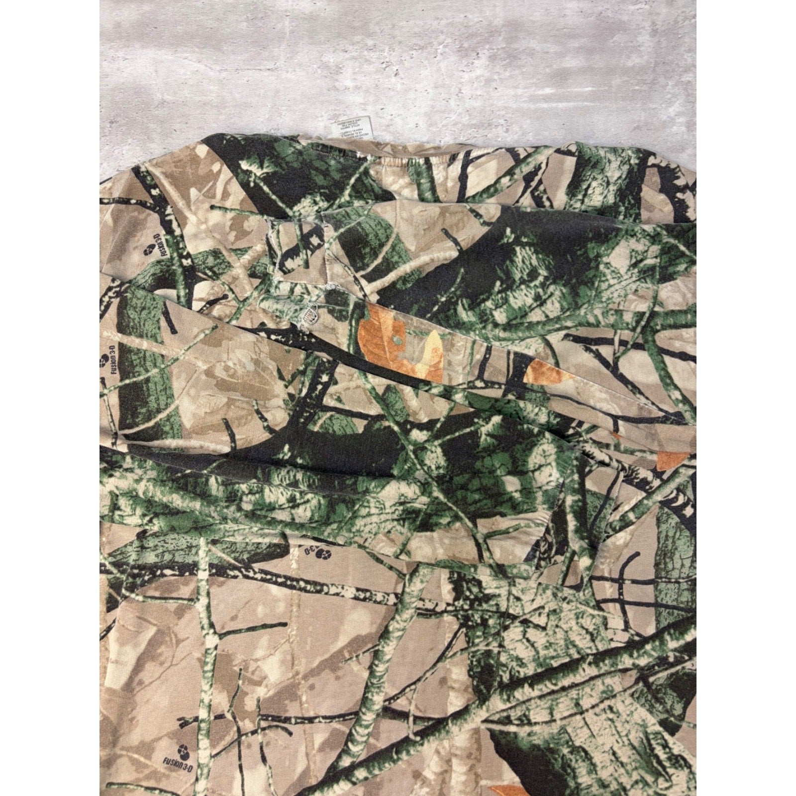 Vintage Outfitters Ridge Fusion 3D Camo Long Sleeve Hunting T-Shirt Size Large