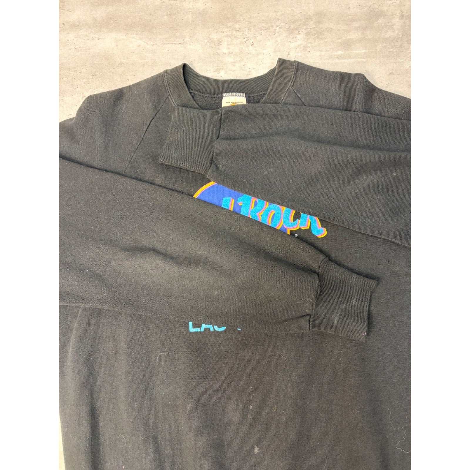 Vintage 90s Hard Rock Cafe Las Vegas Graphic Logo Pullover Sweatshirt Size Large