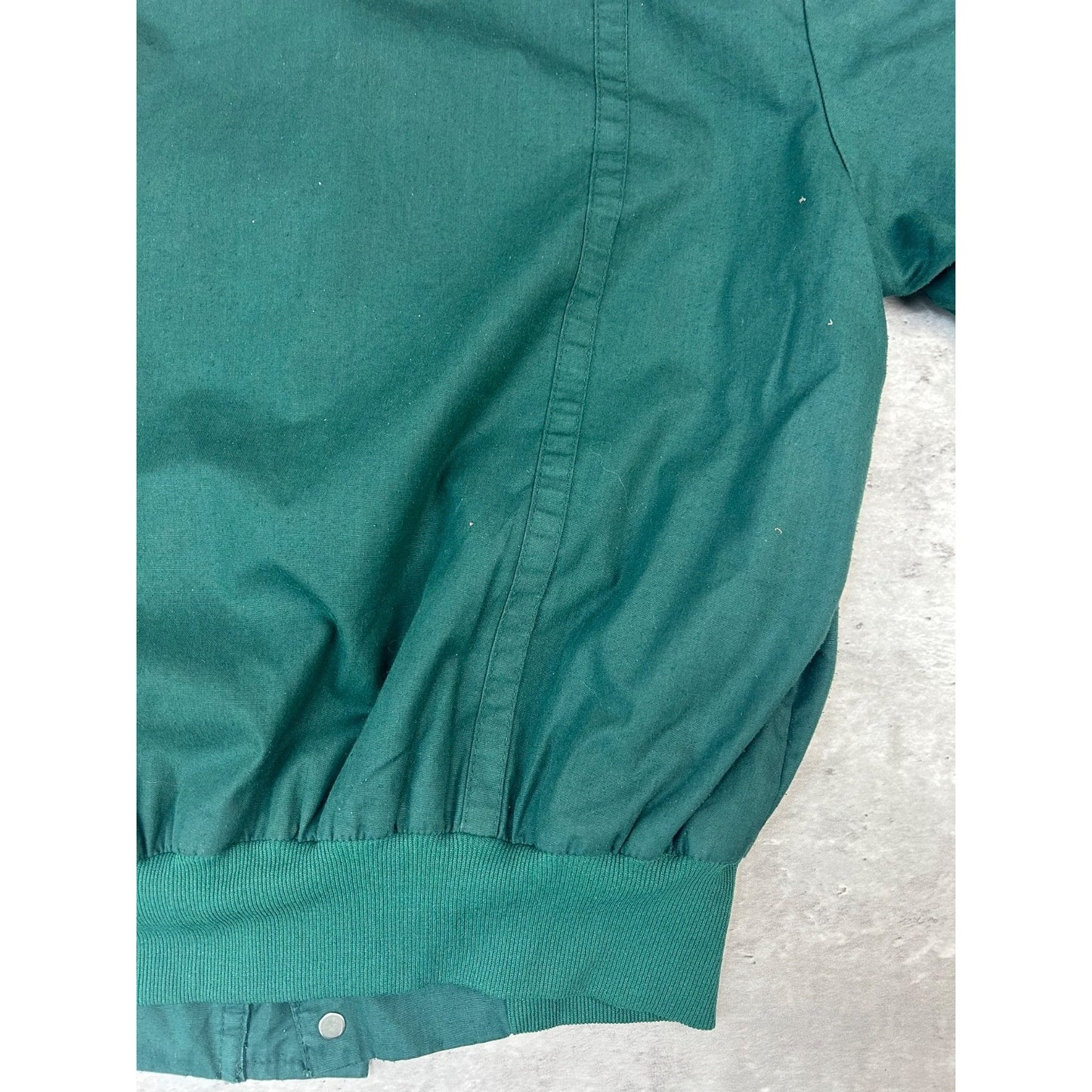 Vintage Lotus Embroidered Logo Full Zip Multi Pocket Bomber Jacket Size Large