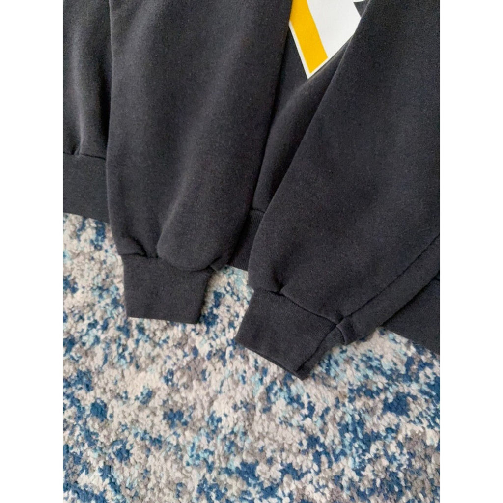 Vintage Pittsburgh Penguins NHL Spellout Logo Graphic Sweatshirt Size Large
