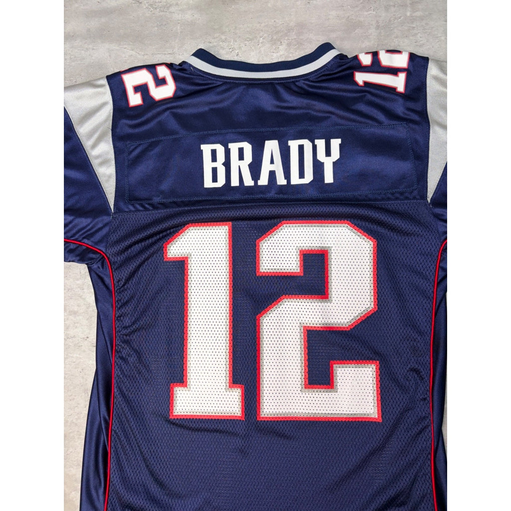 Vintage #12 Tom Brady New England Patriots NFL Reebok Football Jersey Sz Medium
