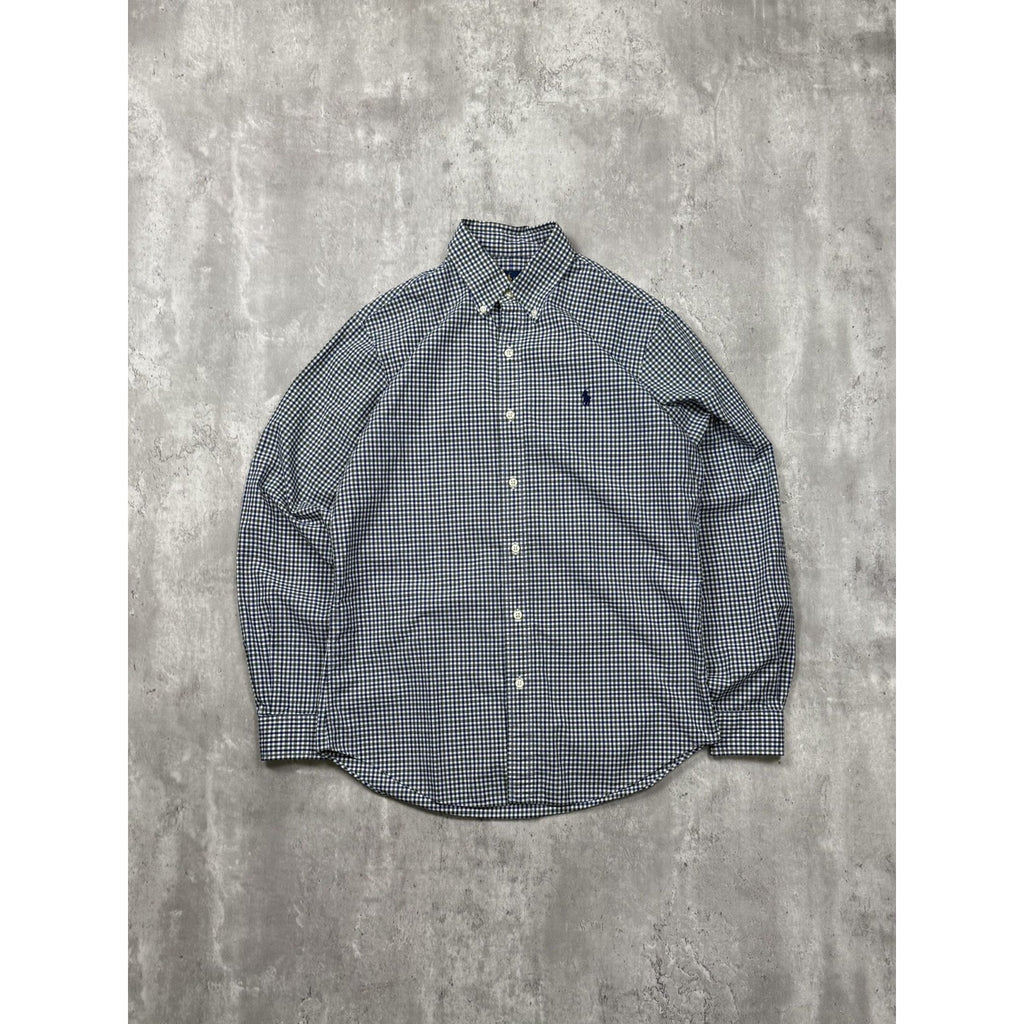 Vintage Polo Ralph Lauren Embroidered Pony Button Up Shirt Size Small