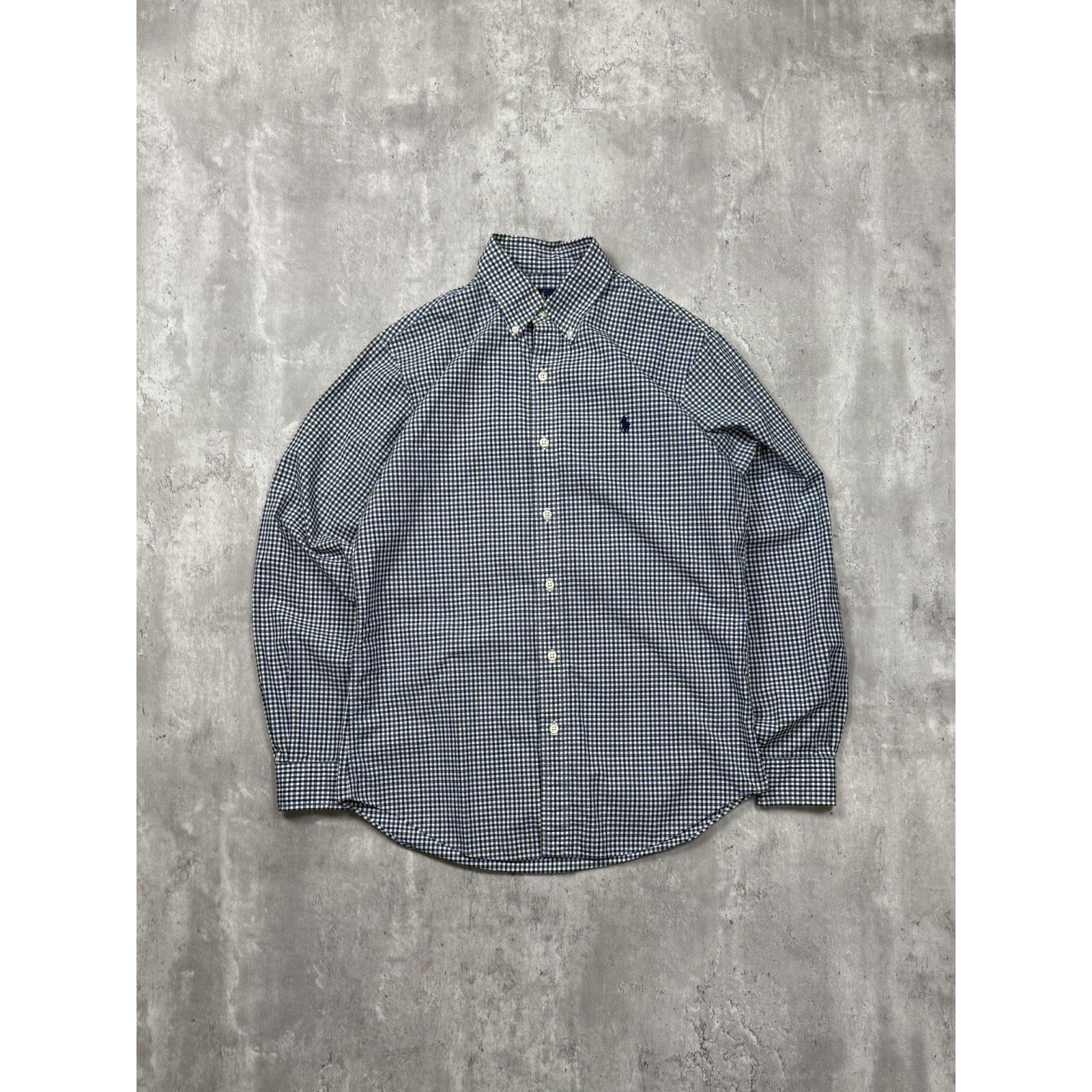Vintage Polo Ralph Lauren Embroidered Pony Button Up Shirt Size Small