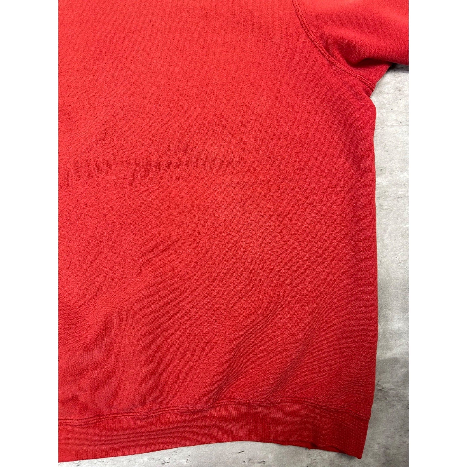 Vintage 2000s Nike Embroidered Middle Swoosh Hooded Red Sweatshirt Size 2XL