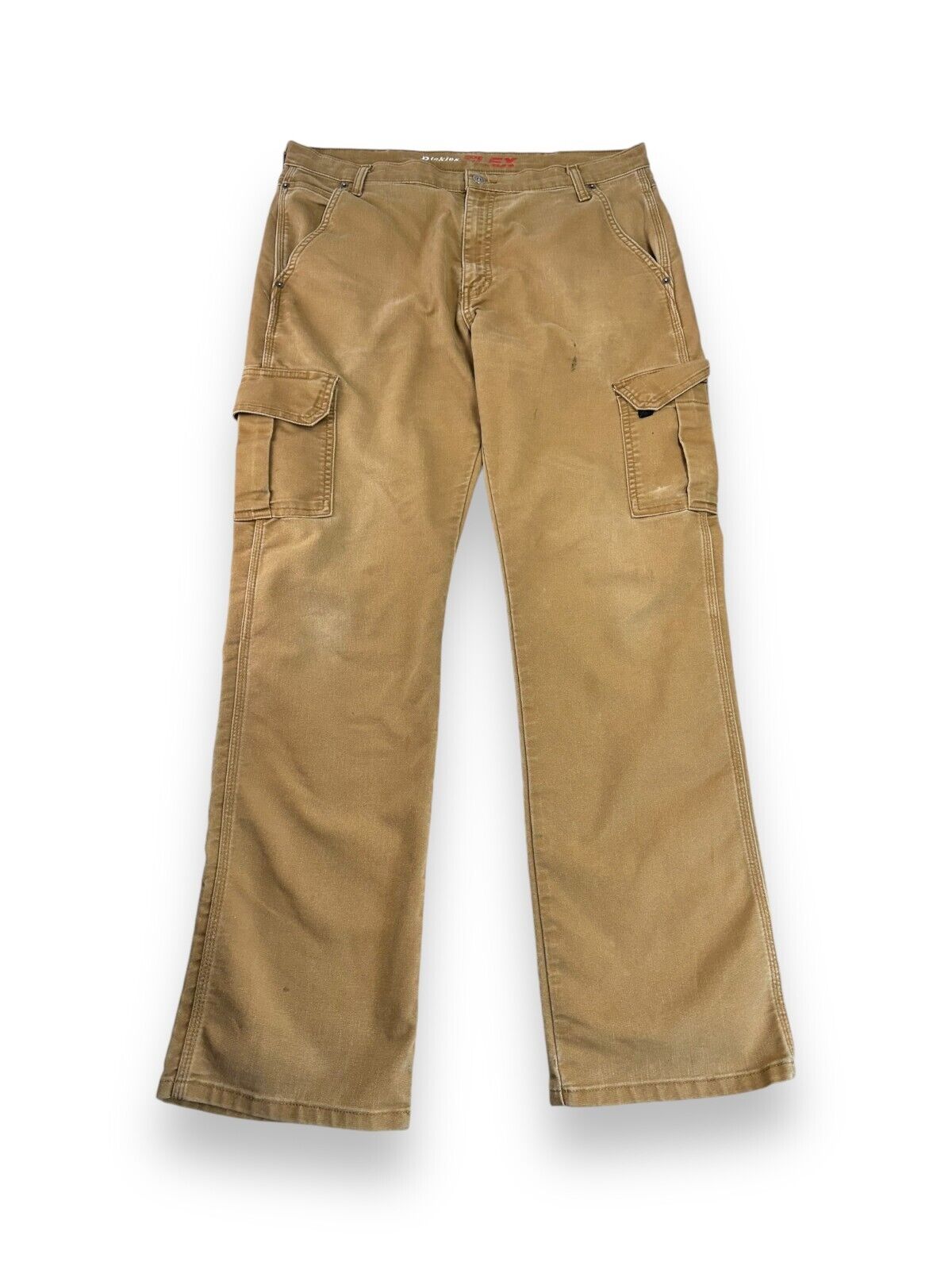 Dickies Flex Canvas Workwear Cargo Pants Size 38 Beige