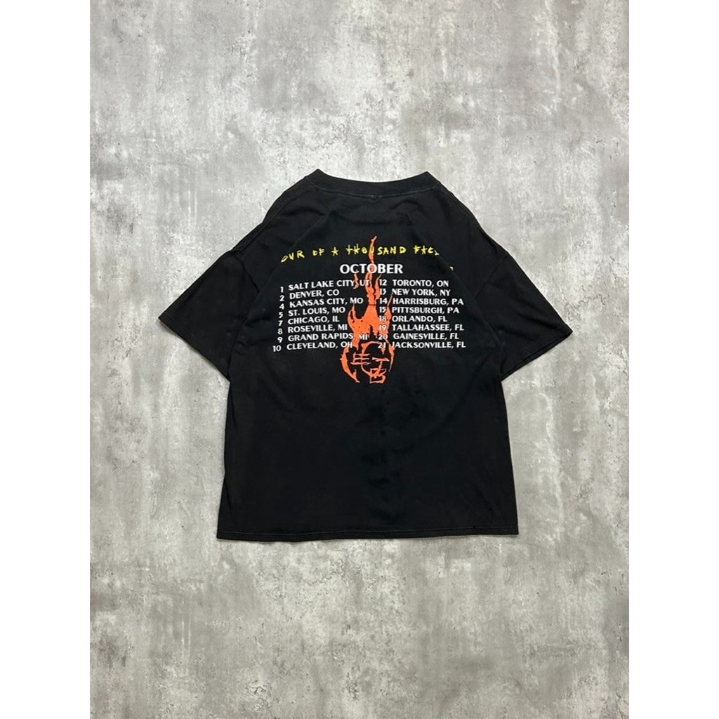 Vintage 90s The Eric Gales Band Tour Of A Thousand Faces Music T-Shirt Sz Large