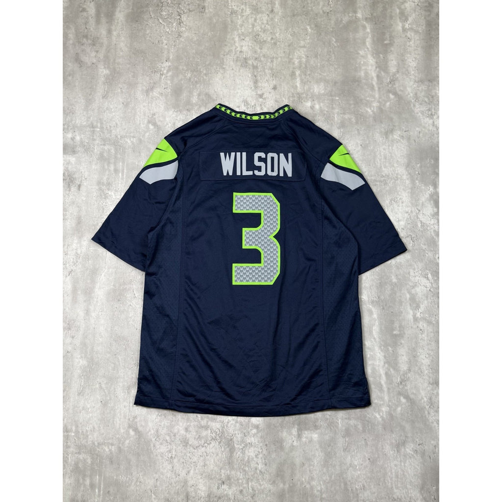 Vintage Russell Wilson #3 Seattle Seahawks Jersey Size Large