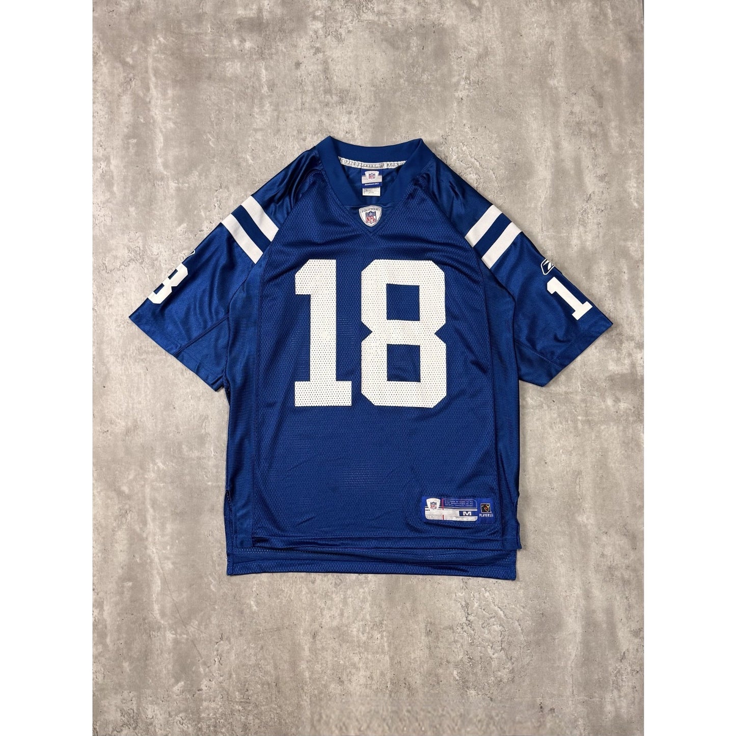 Vintage Peyton Manning #18 Indianapolis Colts NFL Reebok Football Jersey Medium