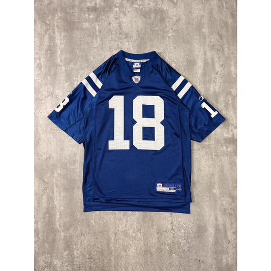 Vintage Peyton Manning #18 Indianapolis Colts NFL Reebok Football Jersey Medium