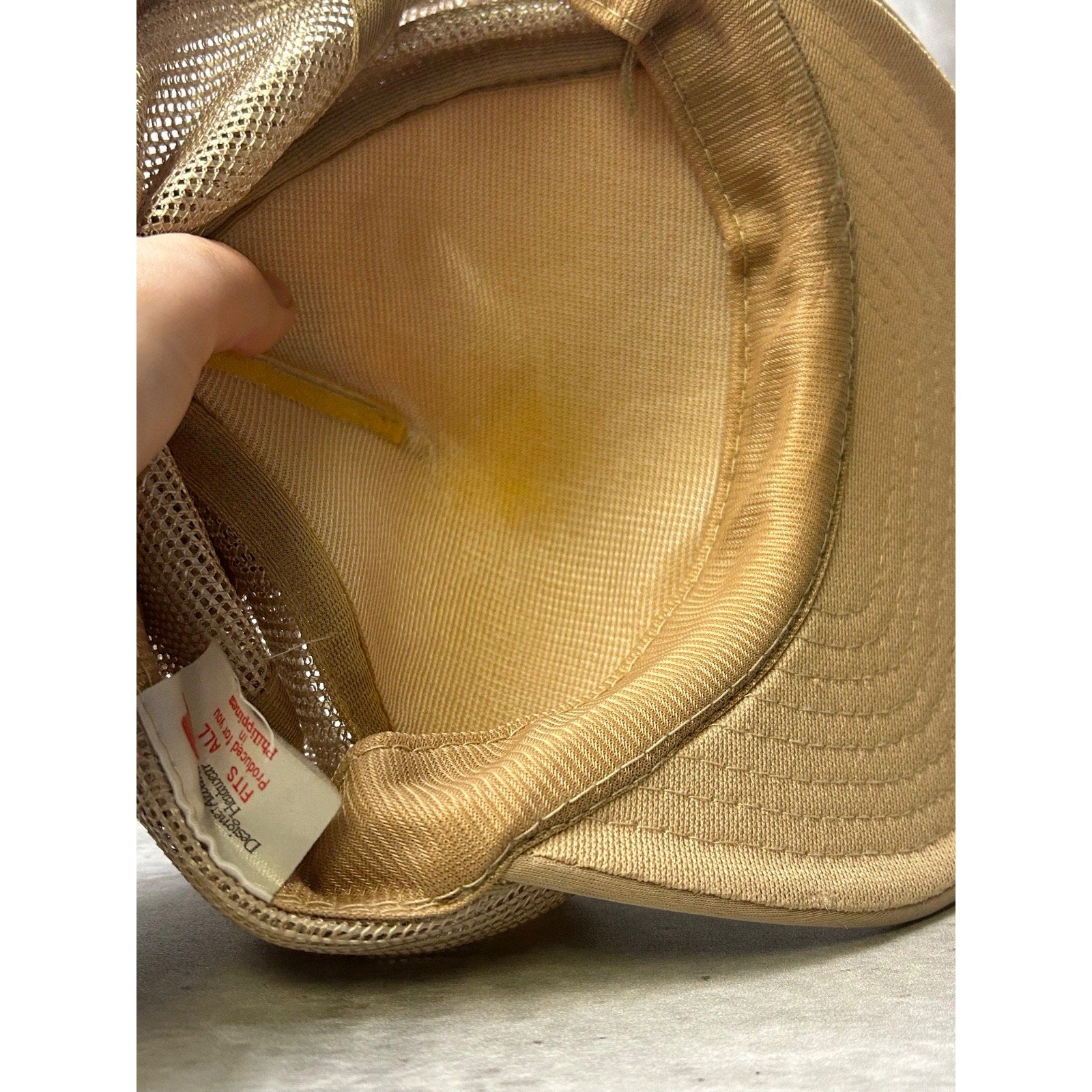 Vintage 90s D&R Sports Center Fishing And Hunting Trucker Snapback Hat OSFA