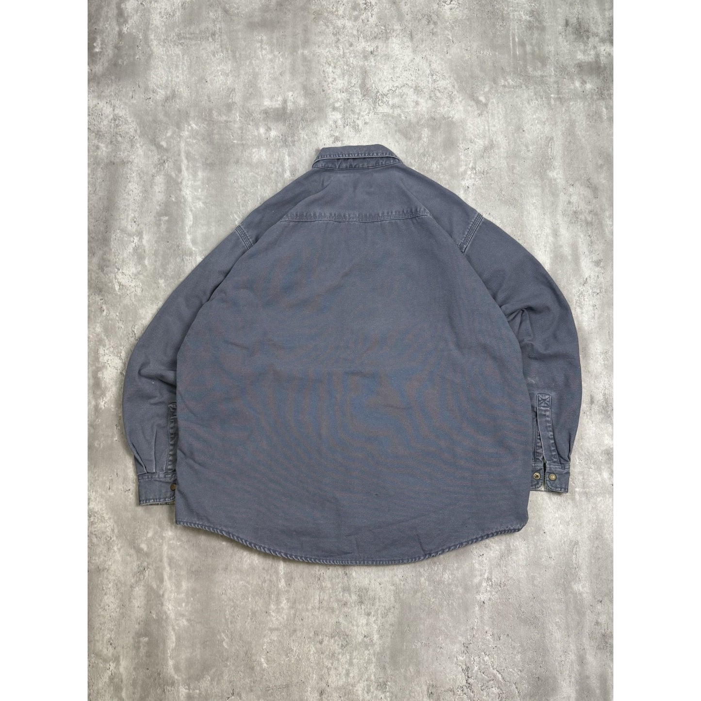 Vintage L.L. Bean Plaid Line Double Pocket Long Sleeve Button Up Shirt Size XL