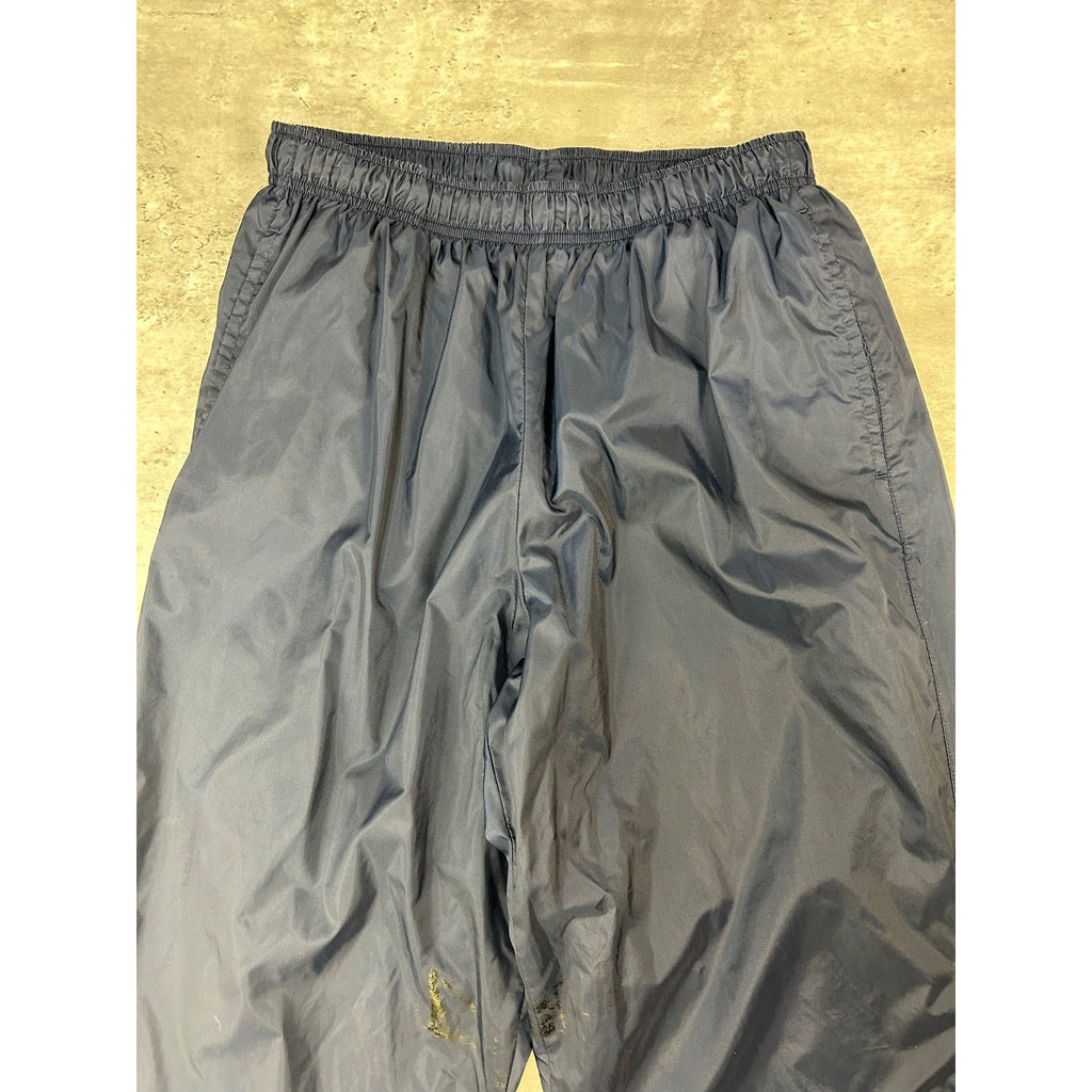 Vintage 90s Nike Embroidered Swoosh Nylon Track Pants Size Large