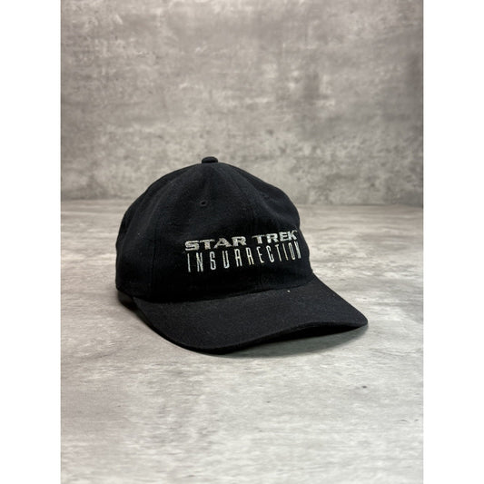 Vintage 90s Star Trek Insurrection Embroidered Movie Promo Snapback Hat OSFA