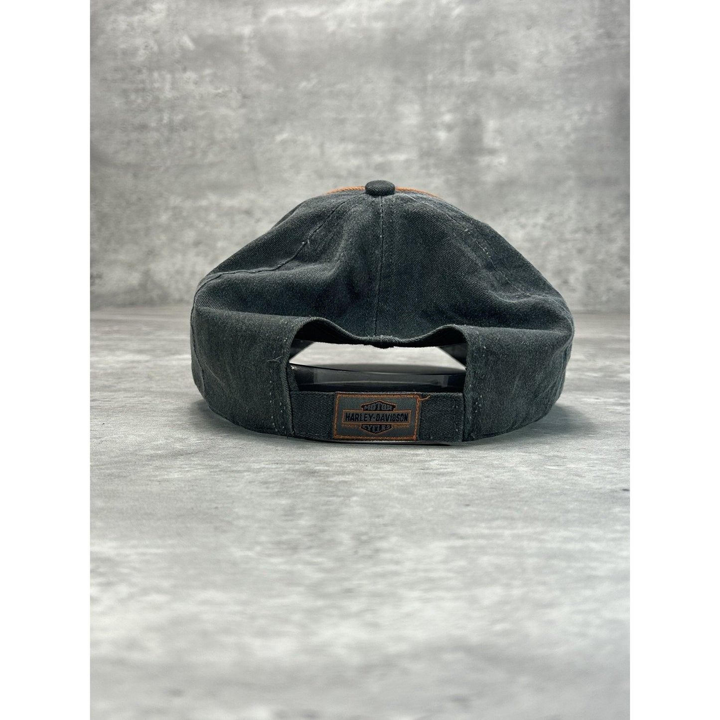 Vintage 2000s Harley Davidson Embroidered Classic Logo Strapback Hat OSFA