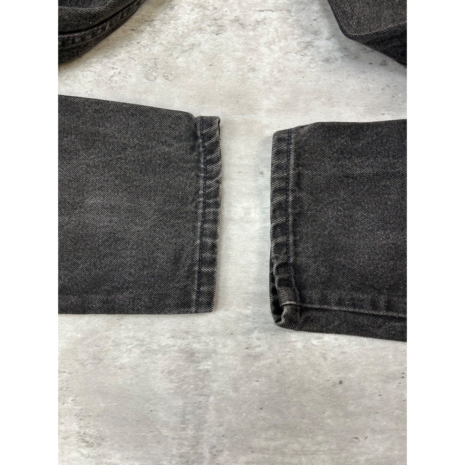 Vintage 90s Levis 550 Red Tab Relaxed Fit Black Denim Pants Size 28