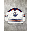 Vintage 1988 Edmonton Oilers NHL CCM Maska Hockey Jersey Size XL