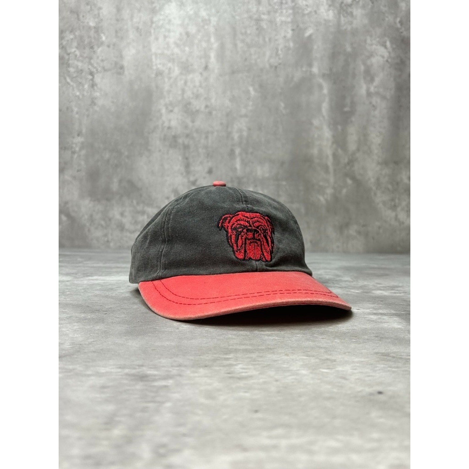 Vintage 90s Red Dog Beer Embroidered Logo Beer Promo Strapback Hat OSFA