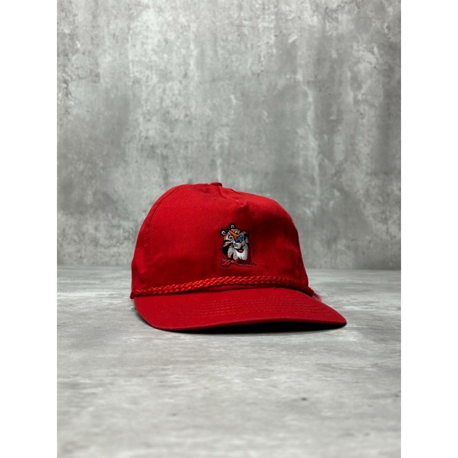 Vintage 90s Frosted Flakes Tony The Tigers Embroidered Snapback Hat OSFA