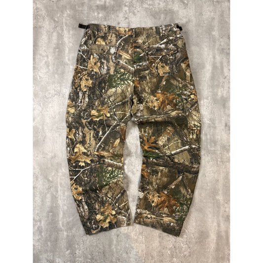 Vintage Rustic Ridge Realtree Camo Hunting Cargo Pants Size XL
