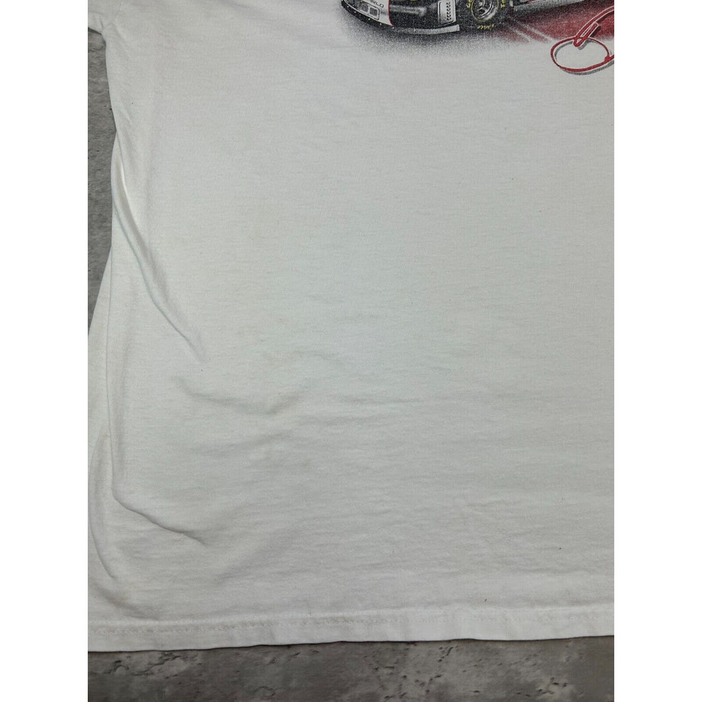 Vintage 2003 #8 Dale Earnhardt NASCAR Tribute Concert Graphic T-Shirt Size XXL