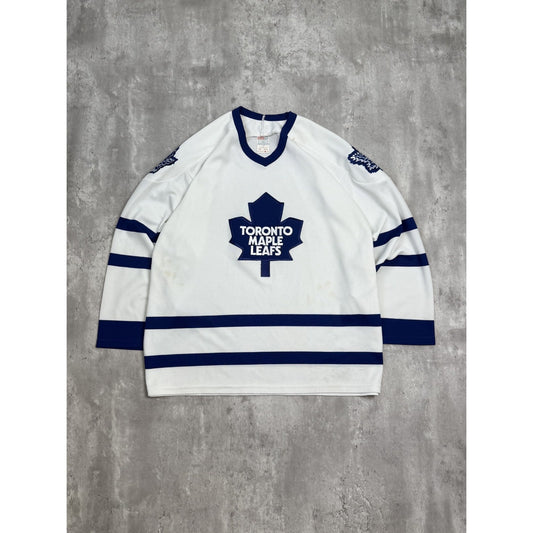 Vintage 90s Toronto Maple Leafs NHL Stitched CCM Maska Hockey Jersey Size XL