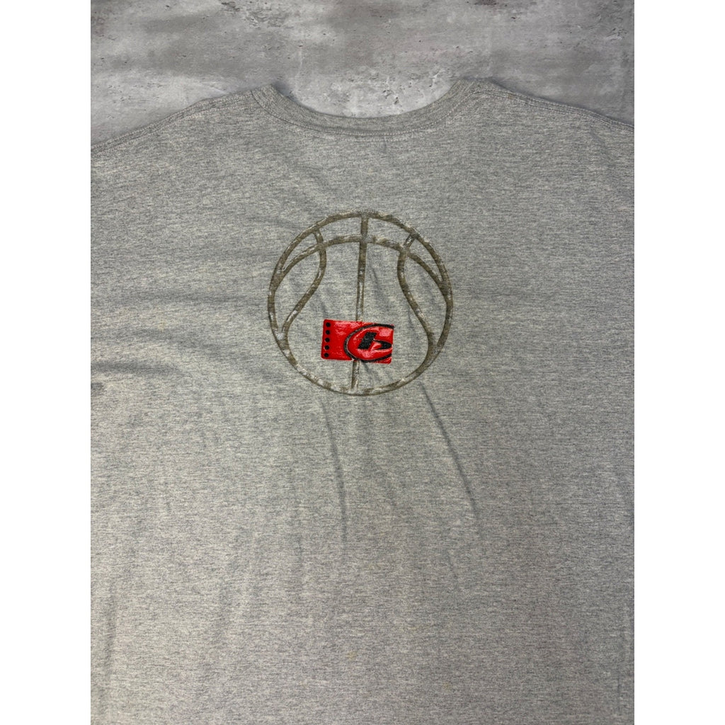 Vintage Y2K Bum Equipment Basketball Graphic Spellout Long Sleeve T-Shirt Sz XL