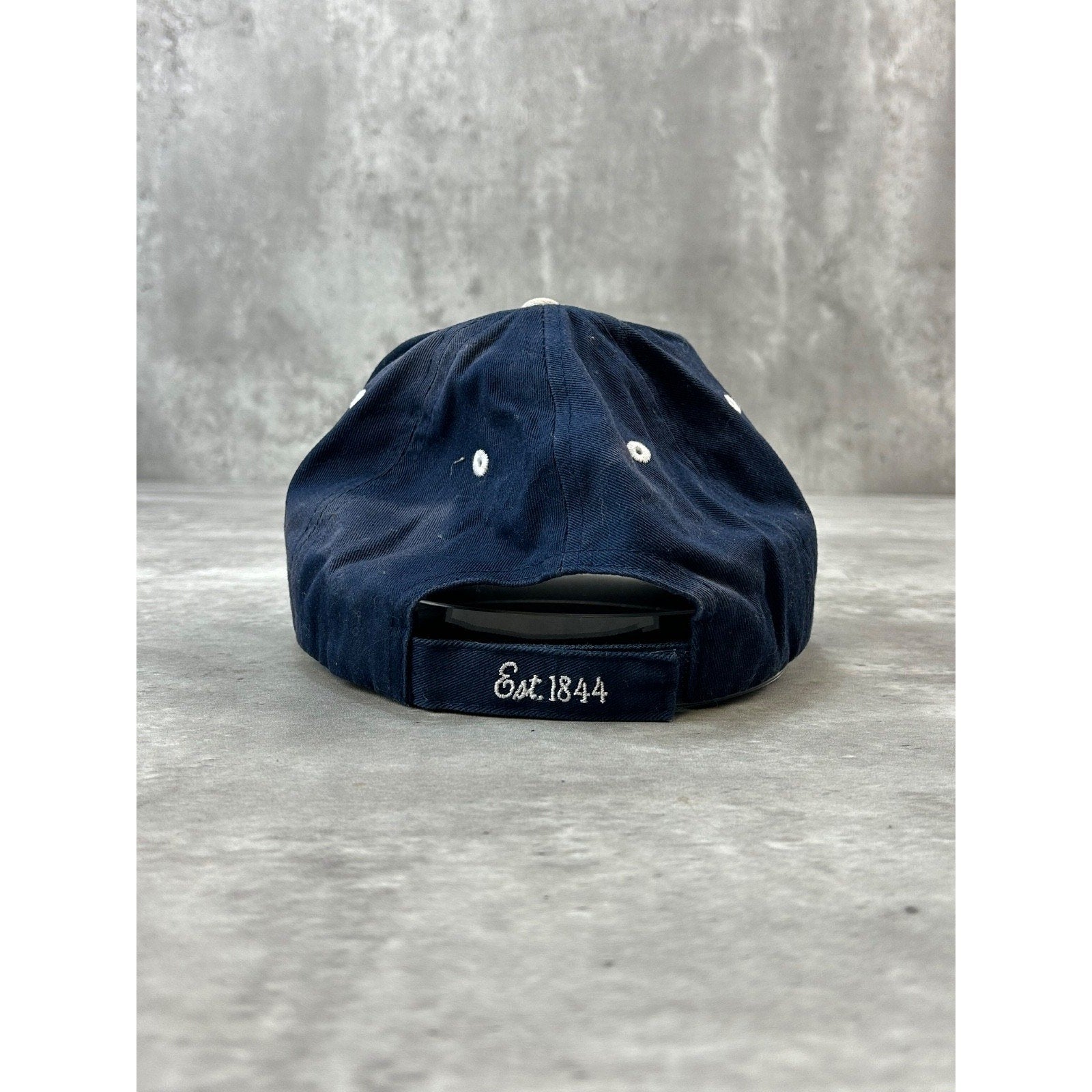 Vintage Pabst Blue Ribbon Embroidered Logo Beer Promo Strapback Hat OSFA