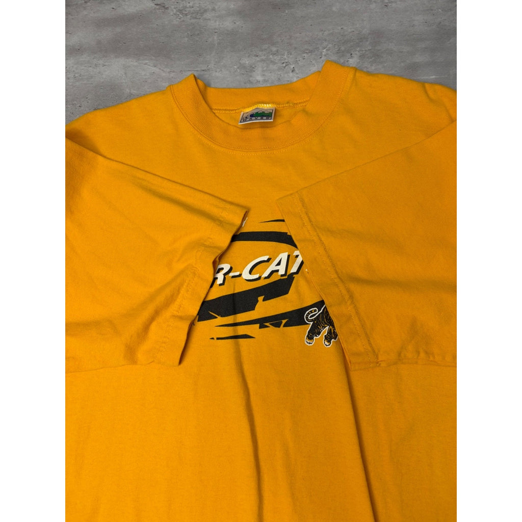 Vintage 90s Hamilton Tiger Cats CFL Spellout Logo Graphic T-Shirt Size Large