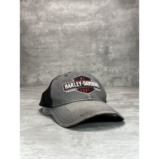 Harley Davidson Embroidered Logo Trucker Snapback Hat OSFA