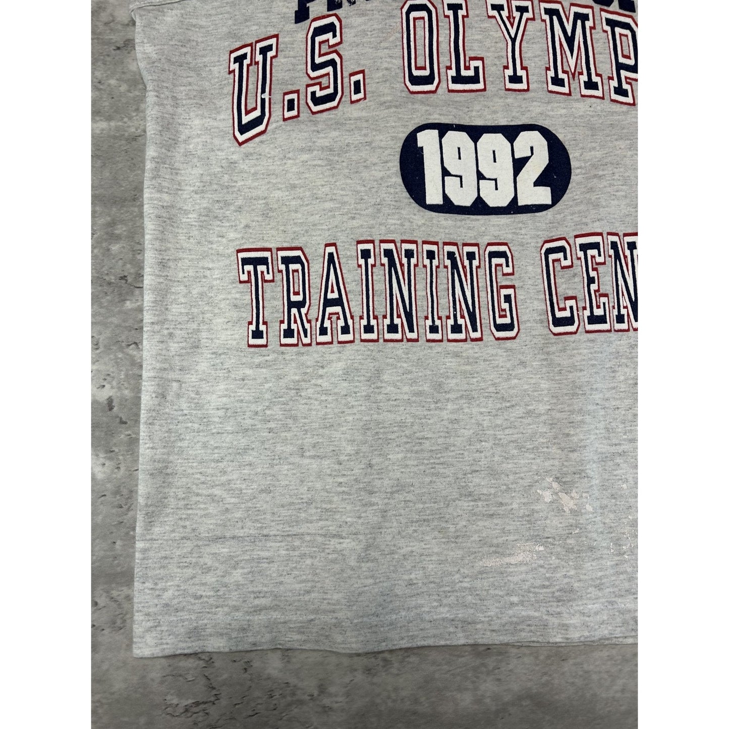Vintage 1992 US Olympic Training Center Graphic Sleeveless T-Shirt Size Medium