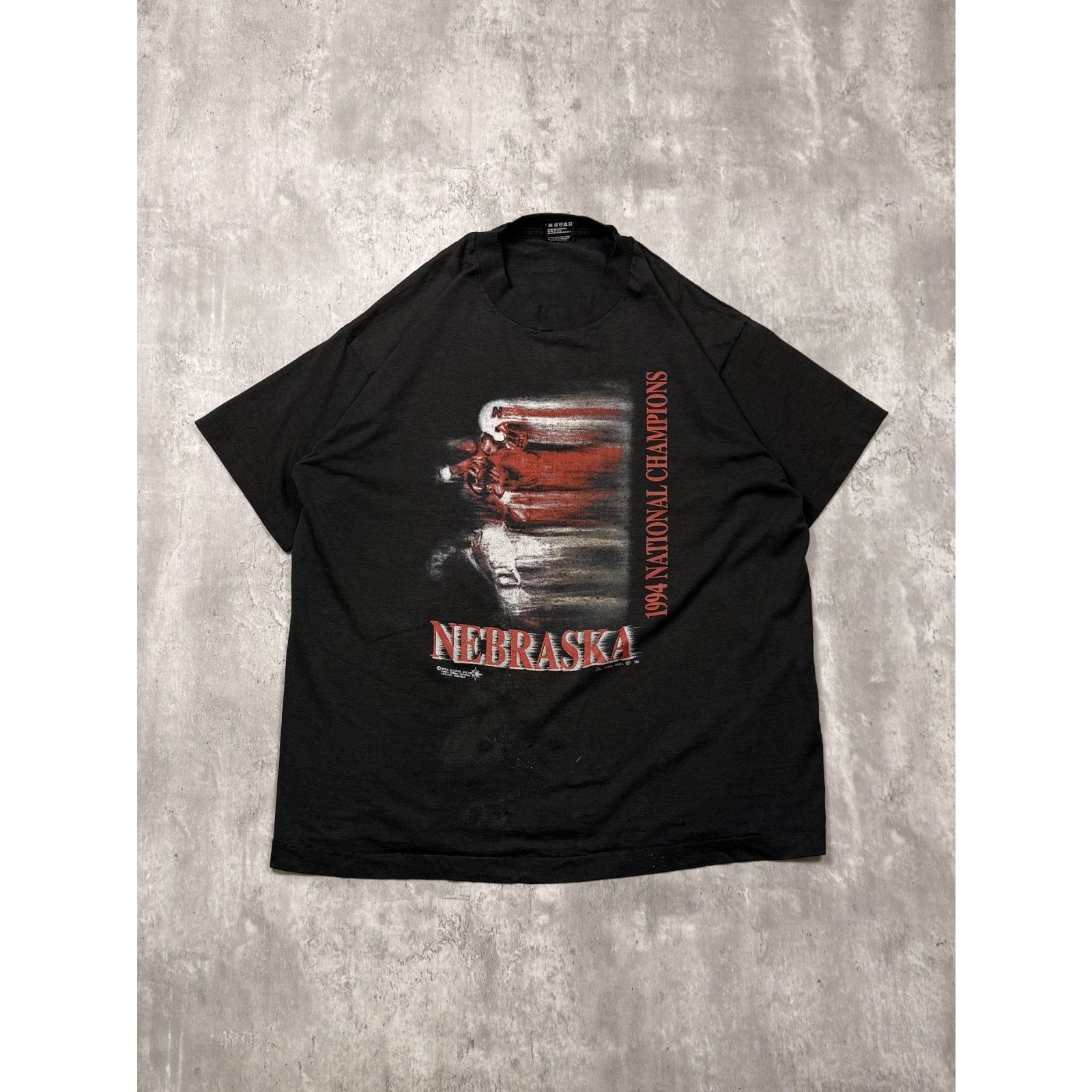 Vintage 1994 Nebraska Cornhuskers NCAA National Champs T-Shirt Size XL