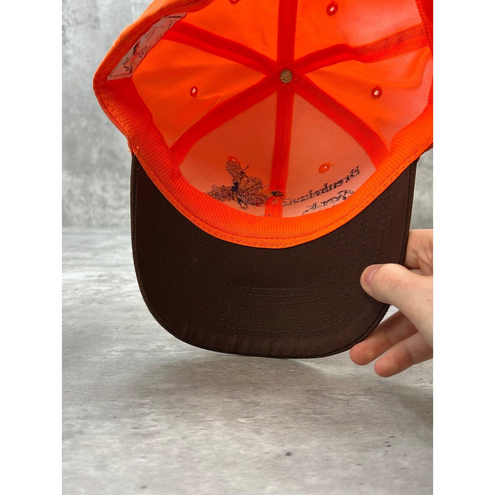Vintage 90s Breukelmans Cock Connection Embroidered Spellout Snapback Hat OSFA